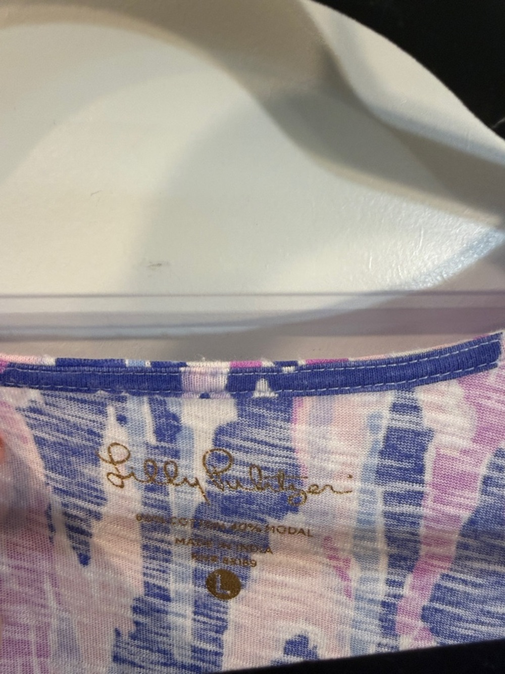 Lilly Pulitzer Lux Tideline Amethyst One Too Many Knit Smock Tank Dress large - Picture 5 of 8